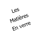 Catalogues des matires en verre